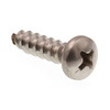 Prime-Line Sheet Metal Screw, Self-Tap Pan Head Phil Dr #10 X 3/4in 18-8 Stainless Steel 100PK 9020308